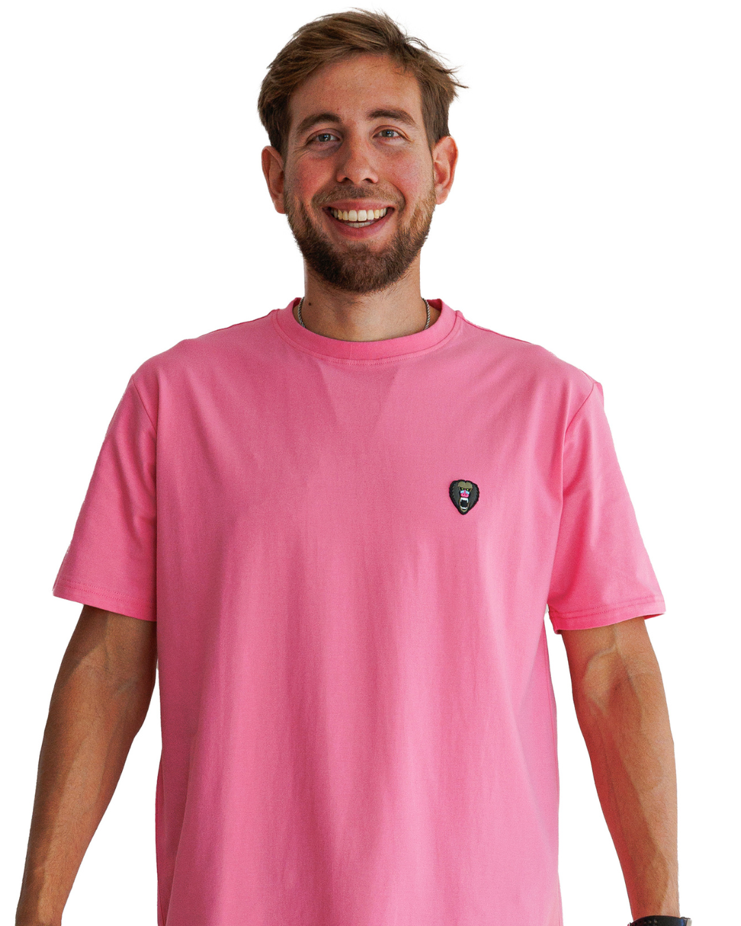 Pink Crew Neck Rubber Patch - Mad Chuck™