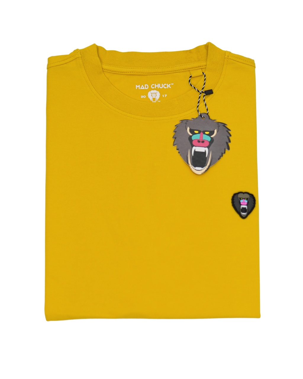 SPICY MUSTARD CREW NECK T SHIRT NEW RUBBER PATCH