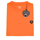 TIGER ORANGE CREW NECK T SHIRT NEW RUBBER PATCH - Mad Chuck™