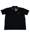 BLACK POLO WITH NEW RUBBER PATCH