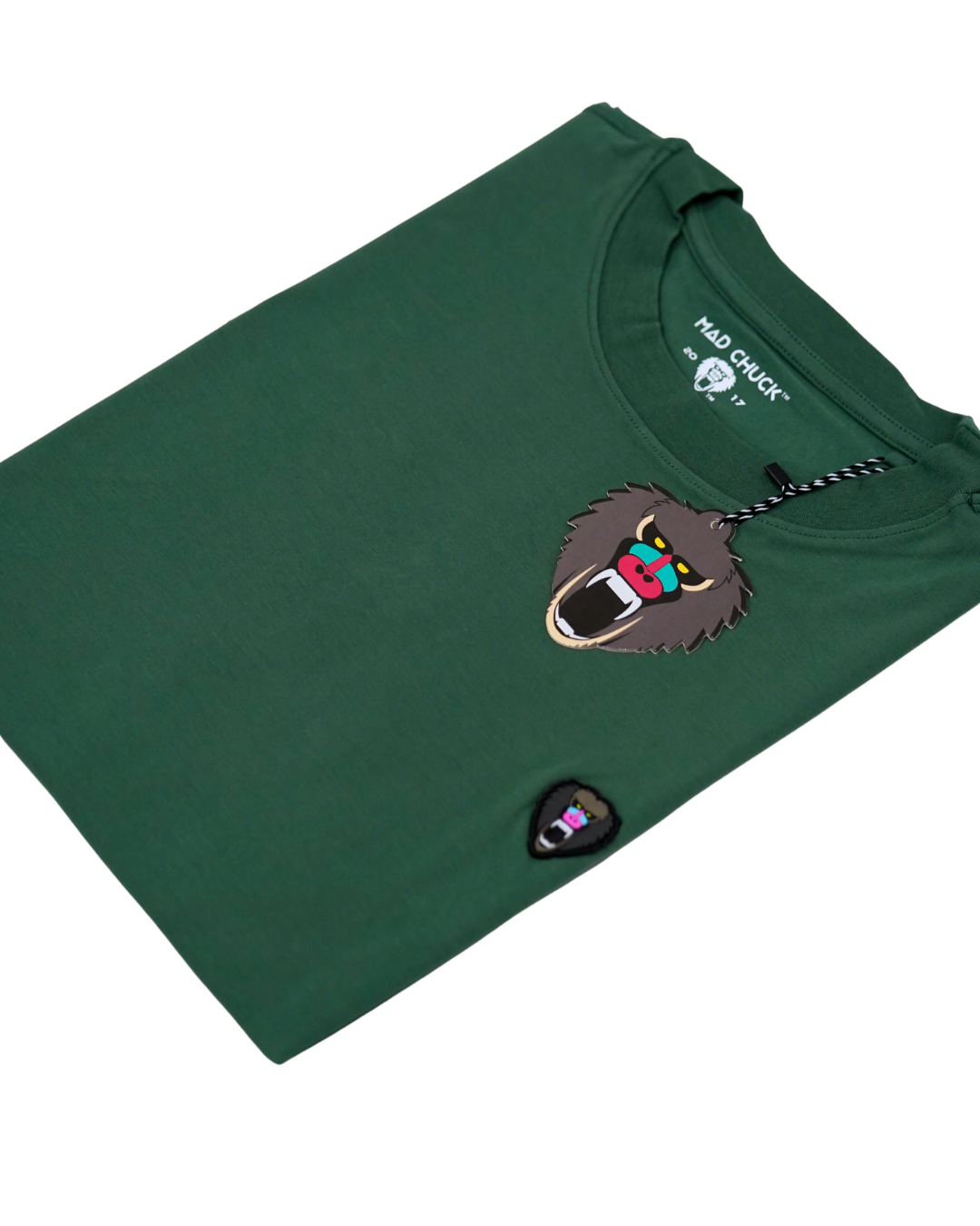 SAGE CREW NECK T SHIRT NEW RUBBER PATCH - Mad Chuck™