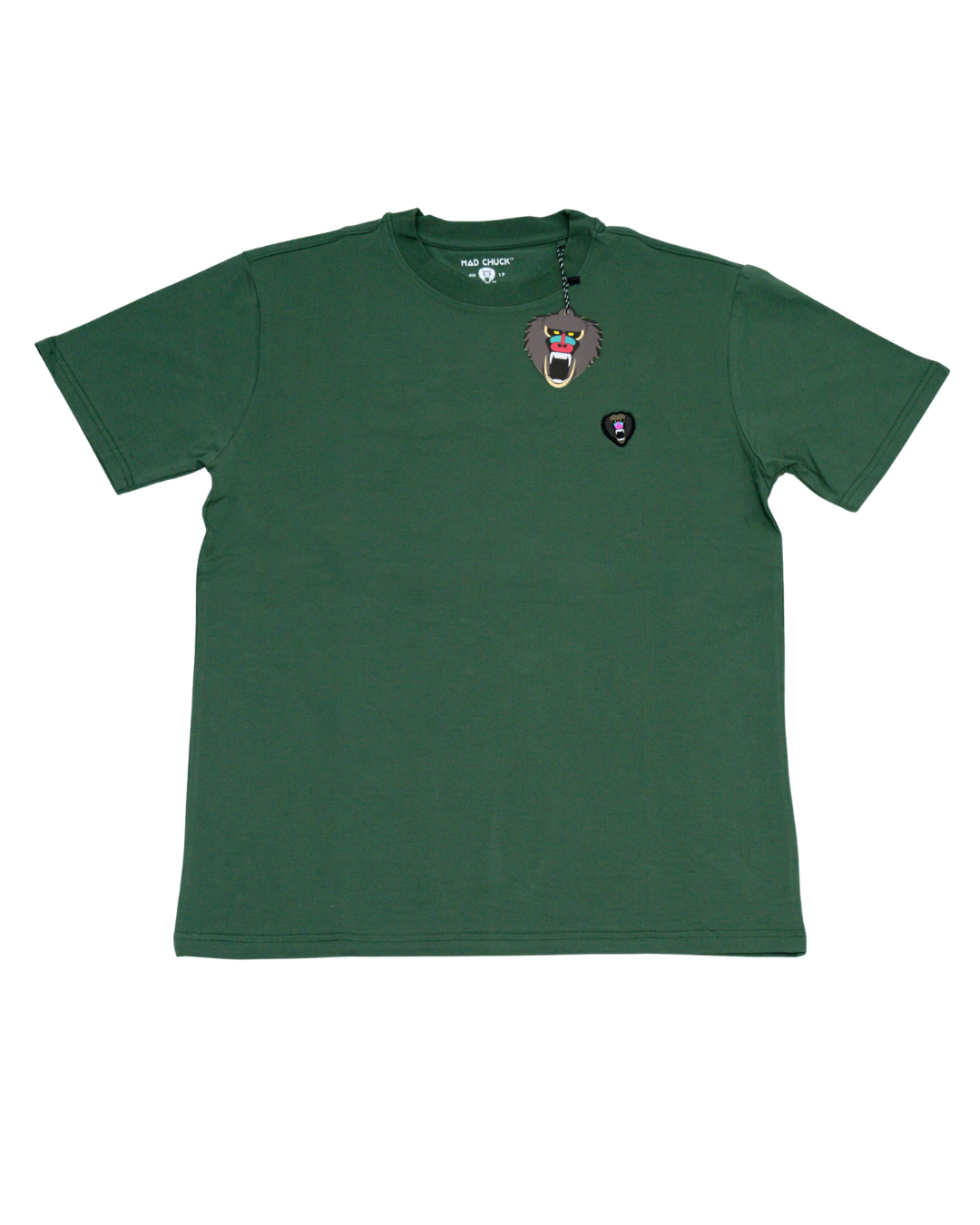 SAGE CREW NECK T SHIRT NEW RUBBER PATCH - Mad Chuck™