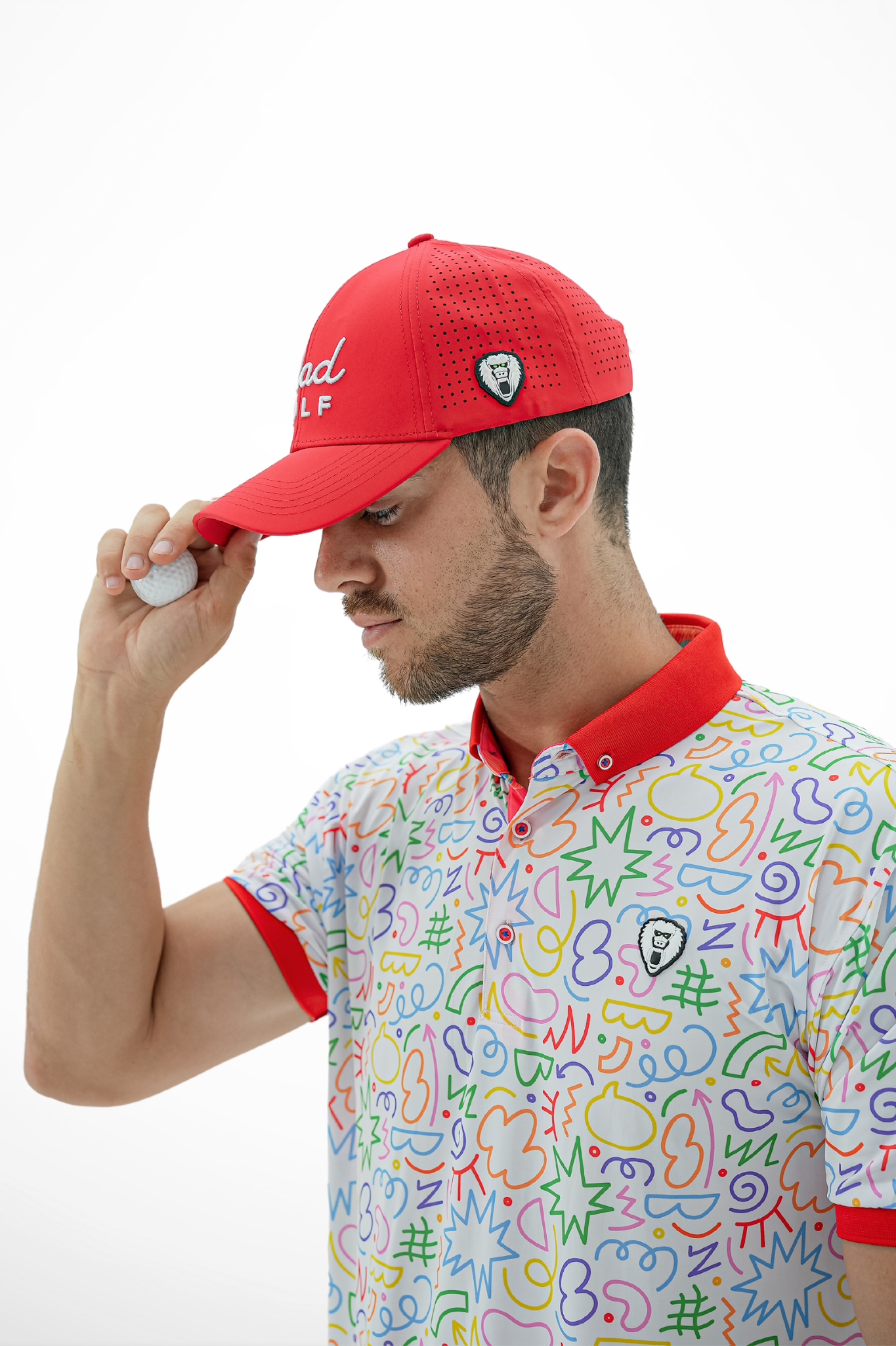 RED MADGOLF CAP