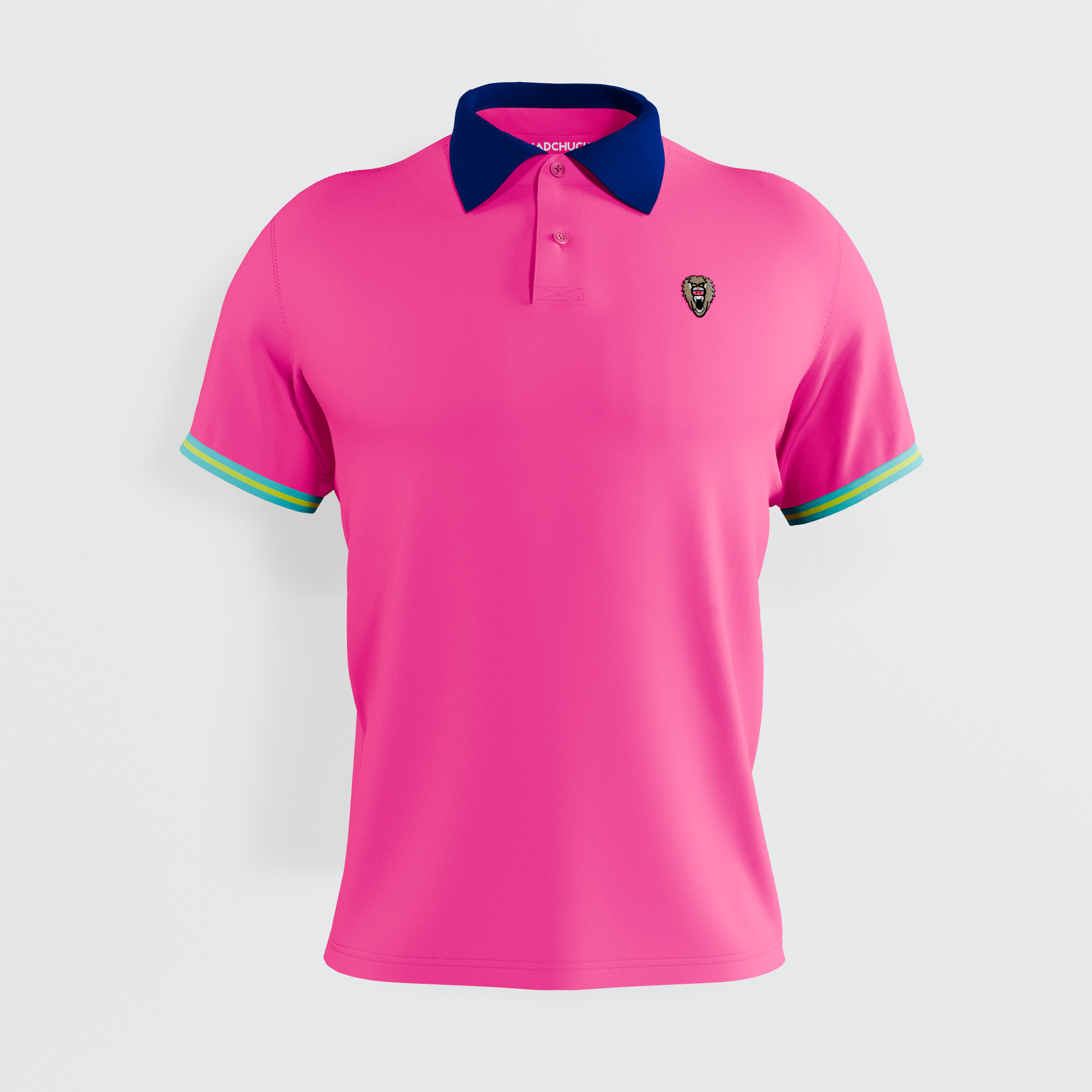 Pitaya Tri-Tone Polo with Back Yoke Design