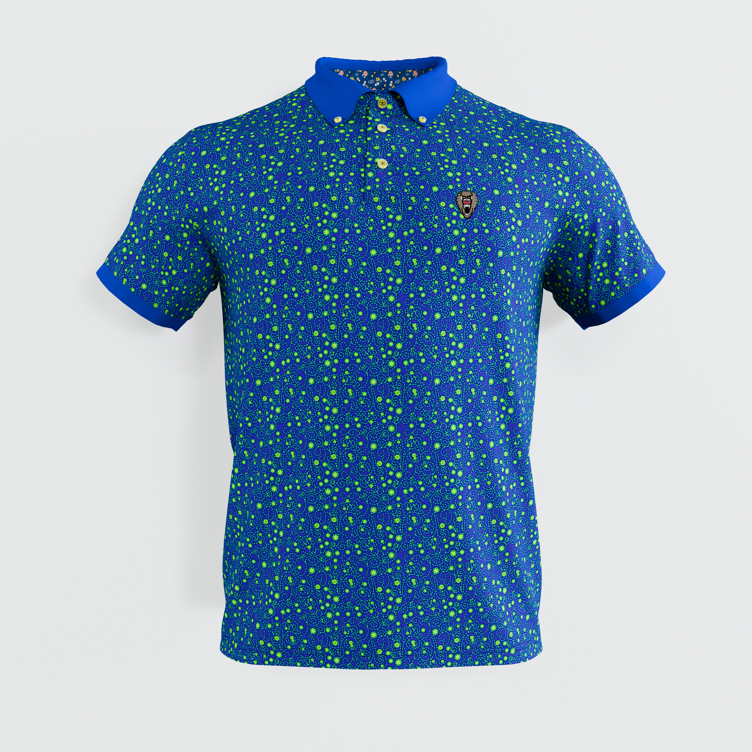 Morocco Print Polo