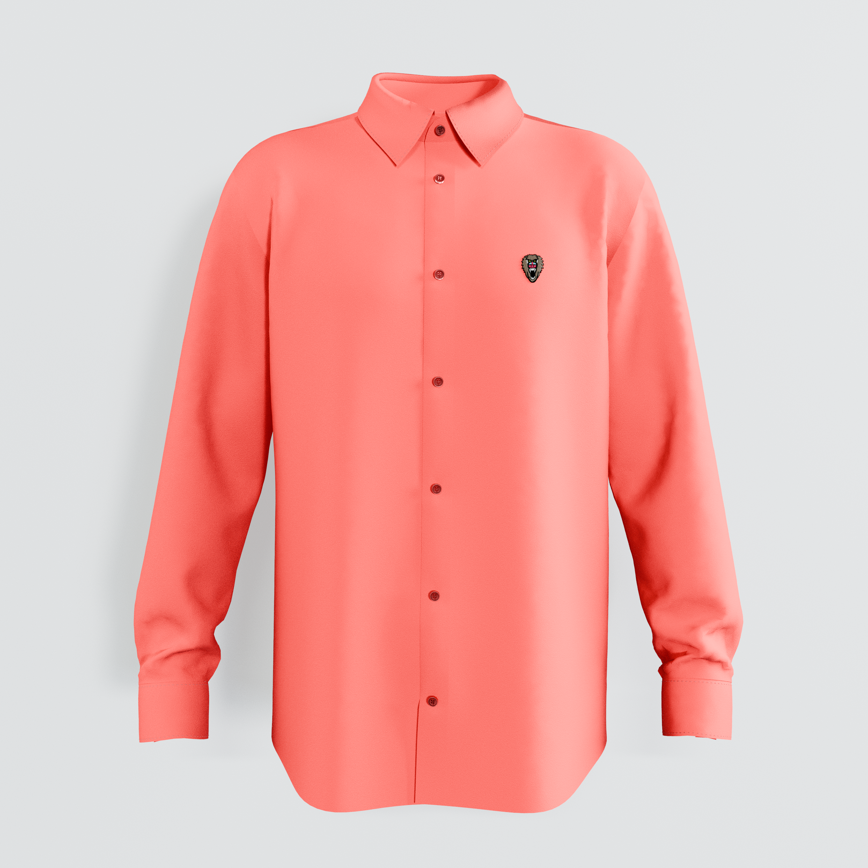 CORAL 81 LONG SLEEVE SOLID SHIRT