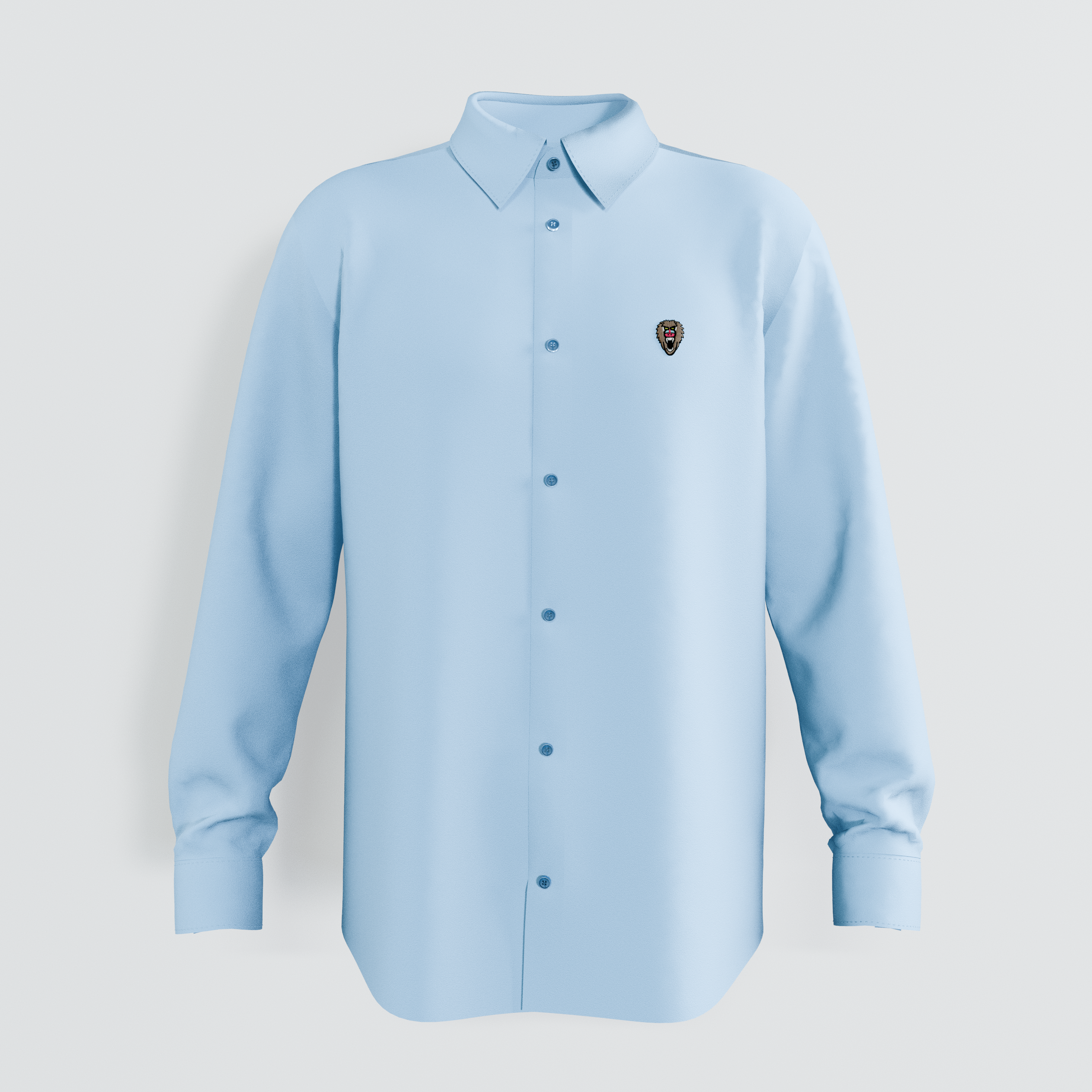 LIGHT BLUE 66 LONG SLEEVE SOLID SHIRT