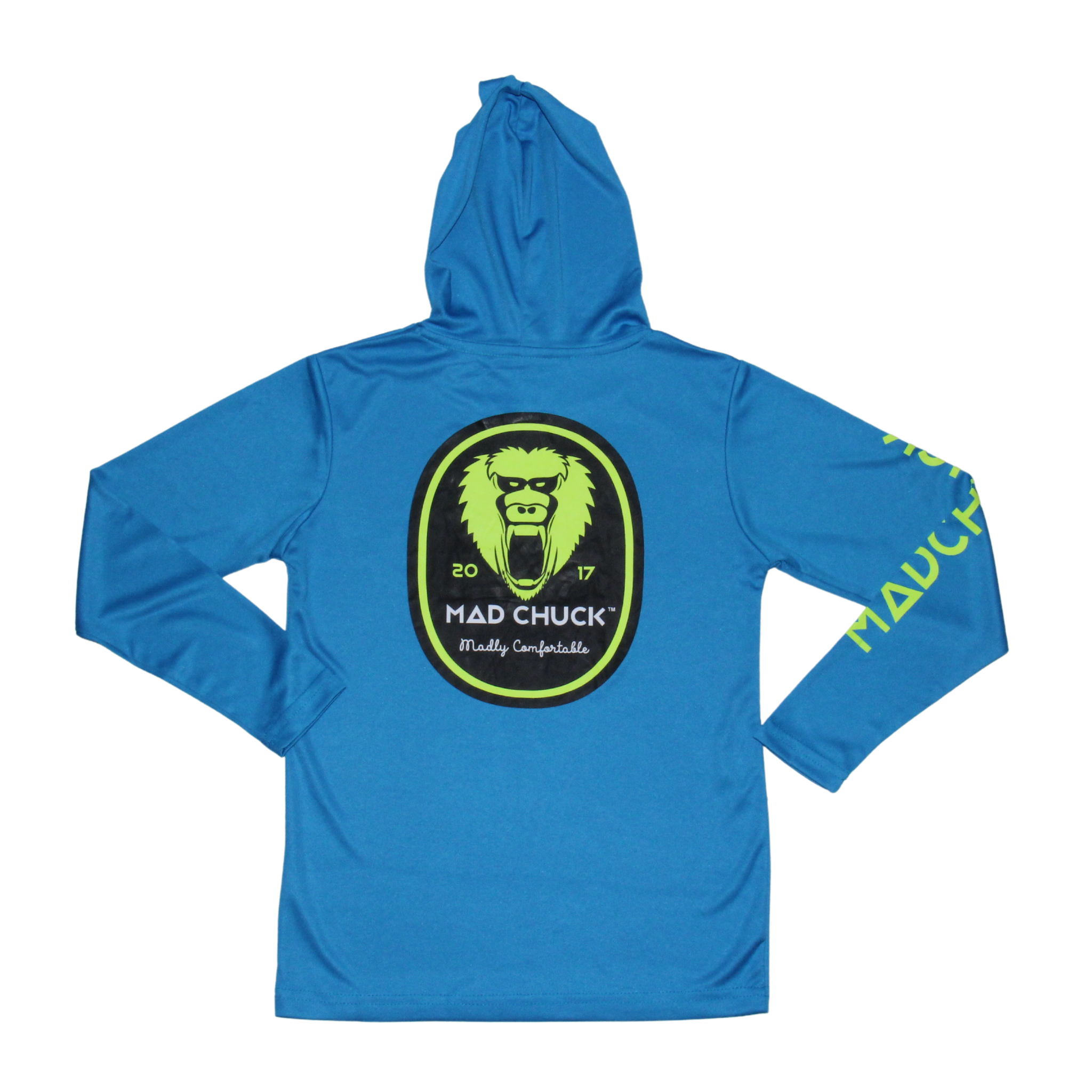 Youth Hooded MadGuard Electric Blue SPF 50 - Mad Chuck™