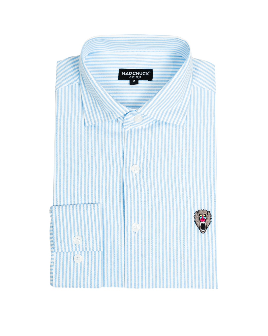 Blue Pin Stripe LS Oxford - Mad Chuck™