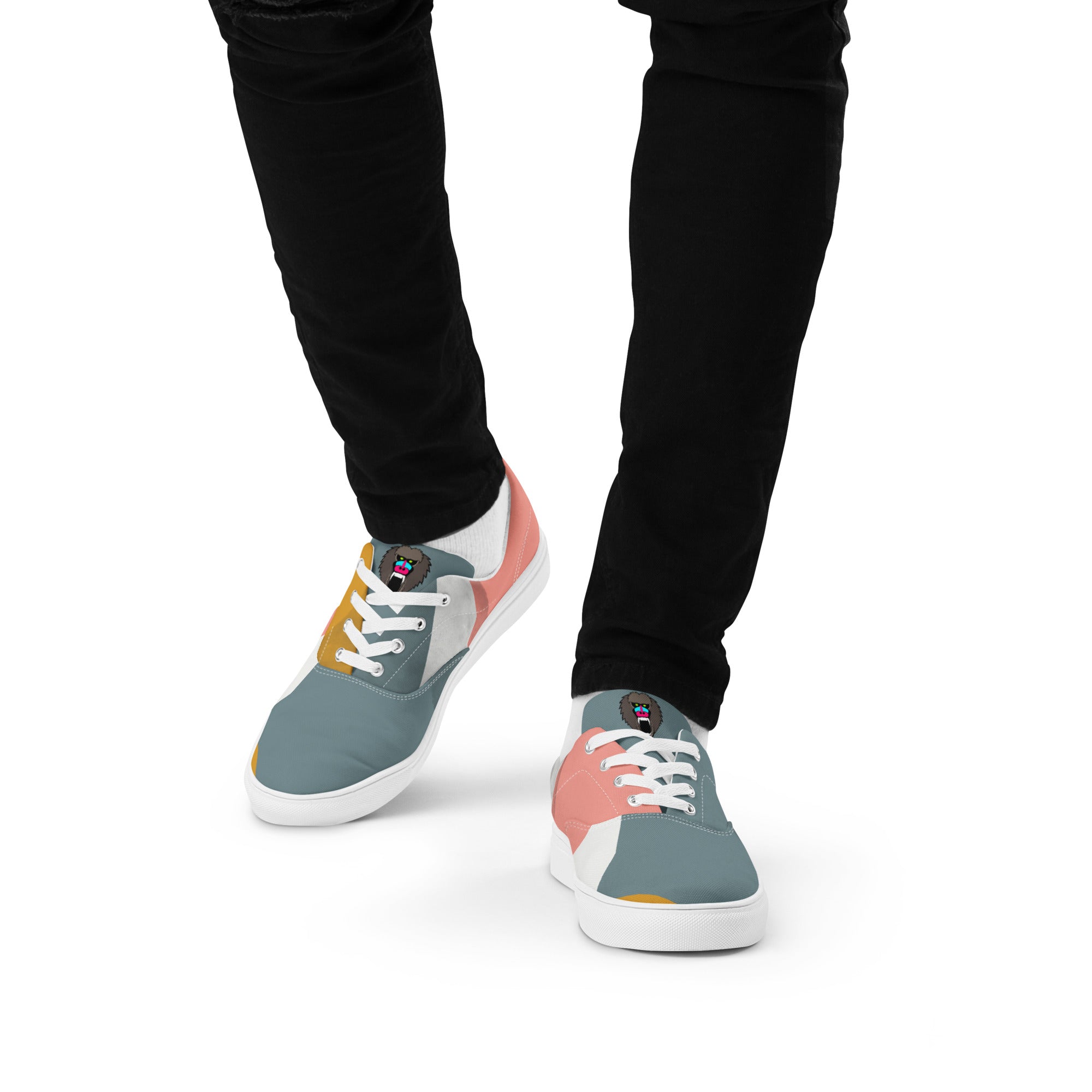MAD Abstract Lace-up Canvas Shoes - Mad Chuck™