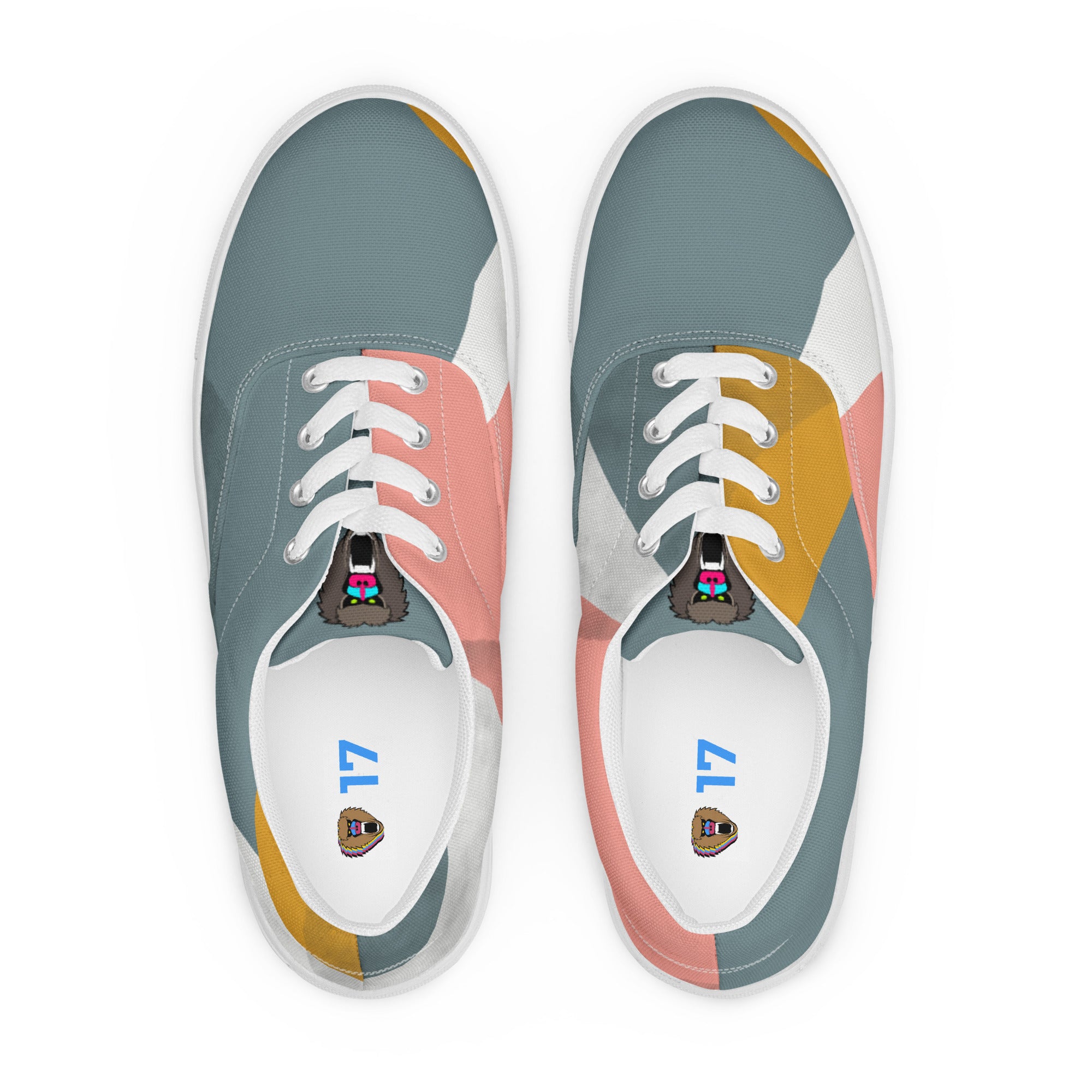 MAD Abstract Lace-up Canvas Shoes - Mad Chuck™