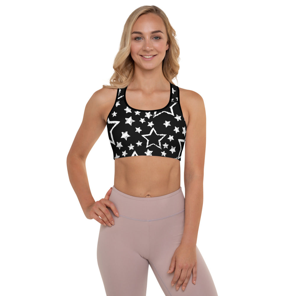 MAD Stars Padded Sports Bra - Mad Chuck™